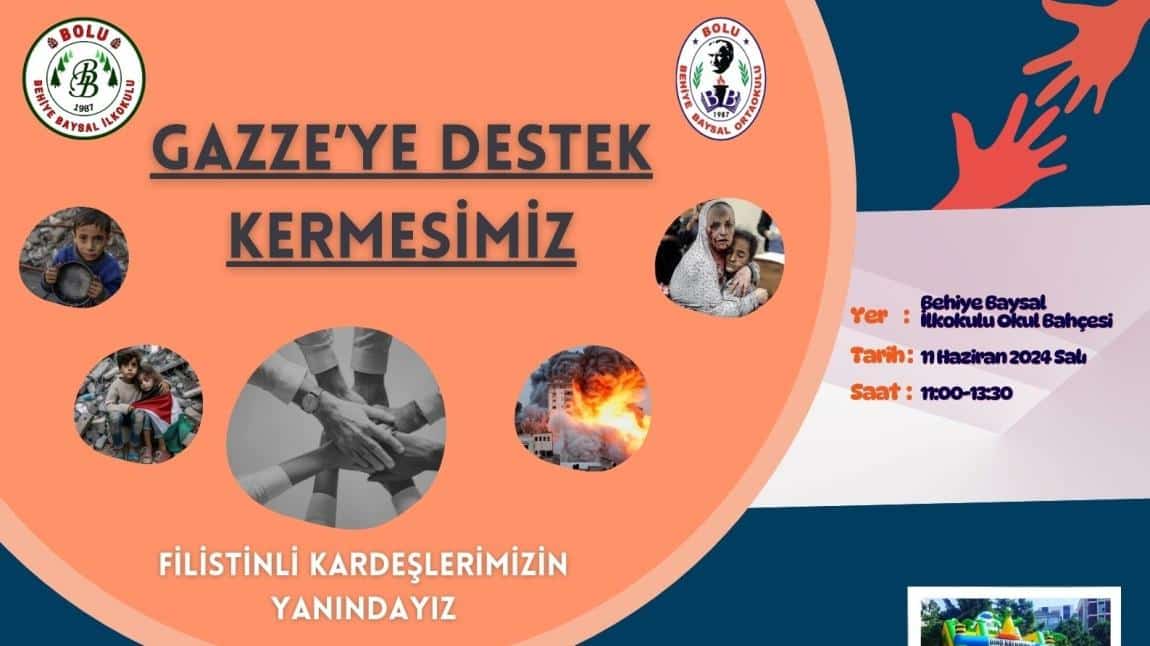 Gazze'ye Destek Kermesimiz.