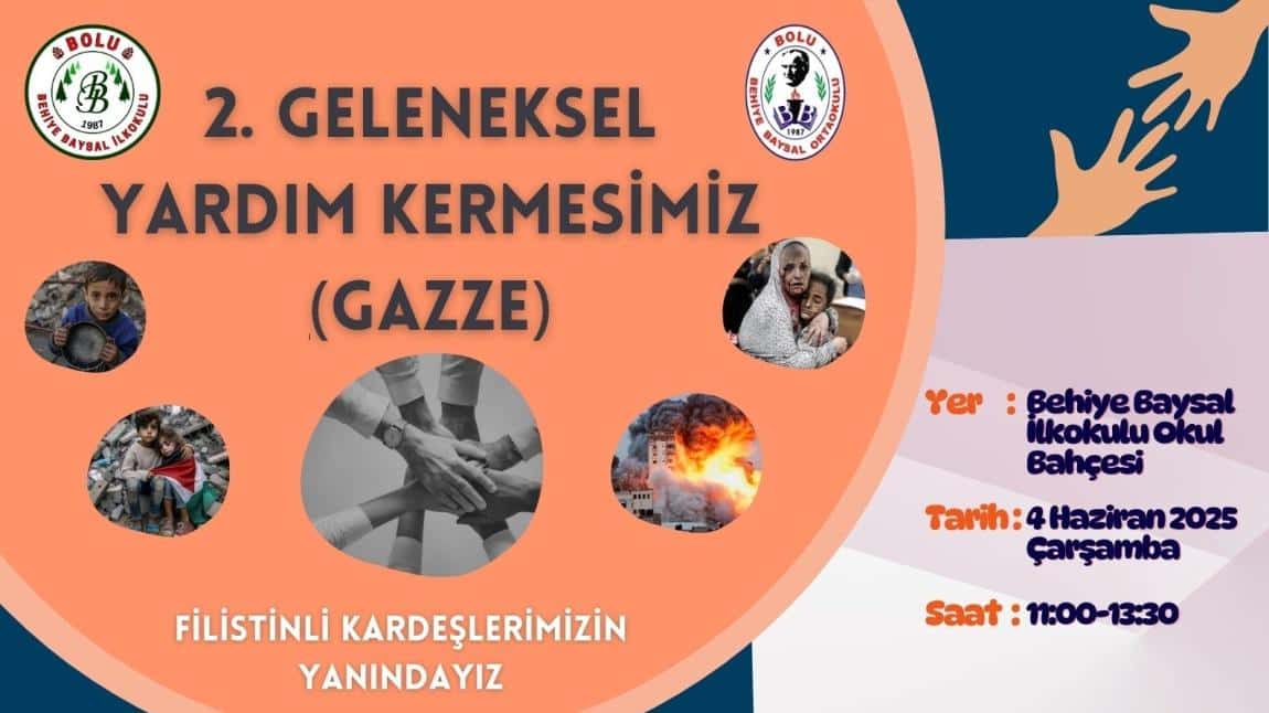 2. Geleneksel Yardım Kermesimiz (Gazze).